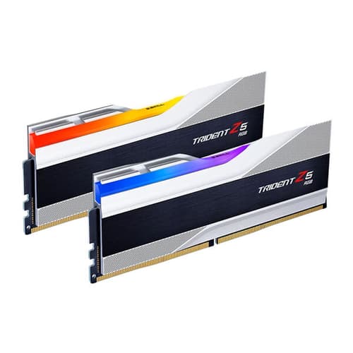 G.Skill Trident Z5 RGB 64GB (32GBx2) DDR5 6000MHz Desktop RAM (Metallic Silver)